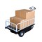 Vestil Traction Drive Cart Top Load With Gate 750 lb 24 3/4 x 46 NE-CART-2 - alternate 2